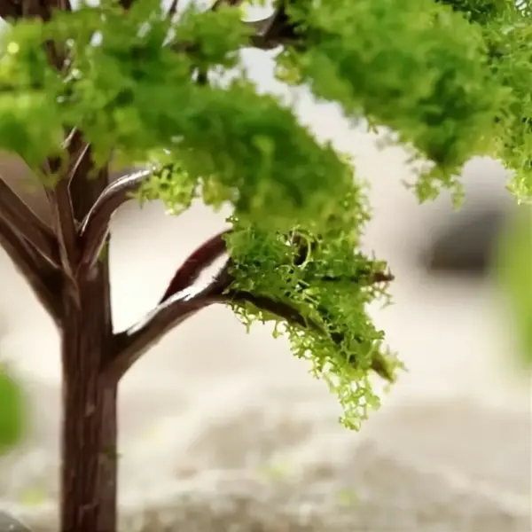10pcs Miniature Model Trees - Image 2