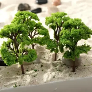 10pcs Miniature Model Trees